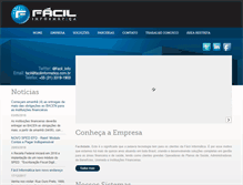 Tablet Screenshot of facilinformatica.com.br